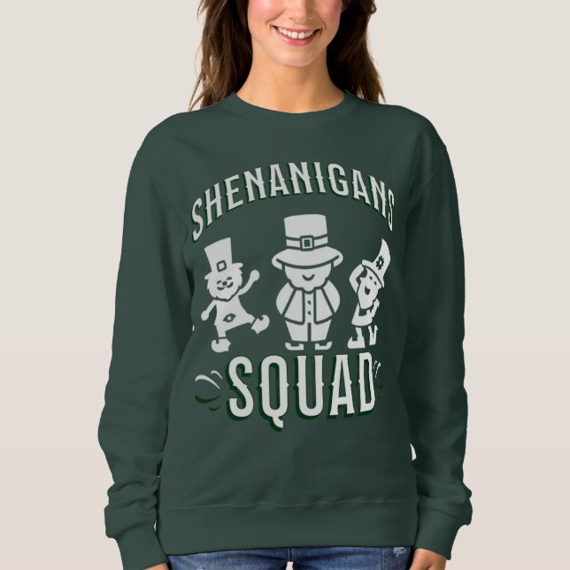 MOLETOM DIA DE SÃO PATRÍCIO - SHENANIGANS SQUAD (Frente)