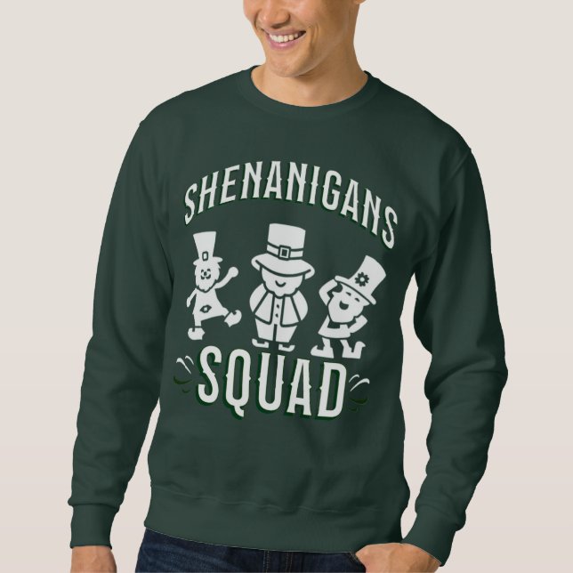 MOLETOM DIA DE SÃO PATRÍCIO - SHENANIGANS SQUAD (Frente)