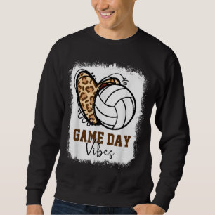 Moletom Dia de Voleibol Branqueado Vibes Mãe de Voleibol