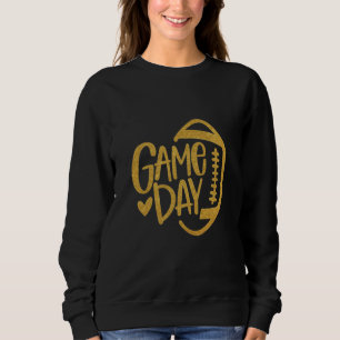 Moletom Dia do jogo Sweshirt, Futebol Shirt para Mulheres