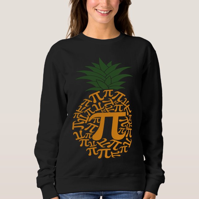 Moletom Dia do Pi Abacaxi 3 14 Matemática  Professor Nerd  (Frente)