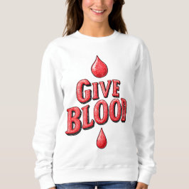 Moletom Dia Mundial do Dador de Sangue - Dar texto ao Sang