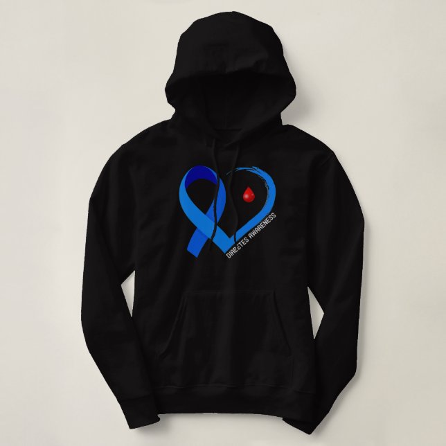 Moletom Diabetes Awareness Warrior Gift (Frente do Design)