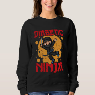 Moletom Diabético Ninja Warrior Engraçado