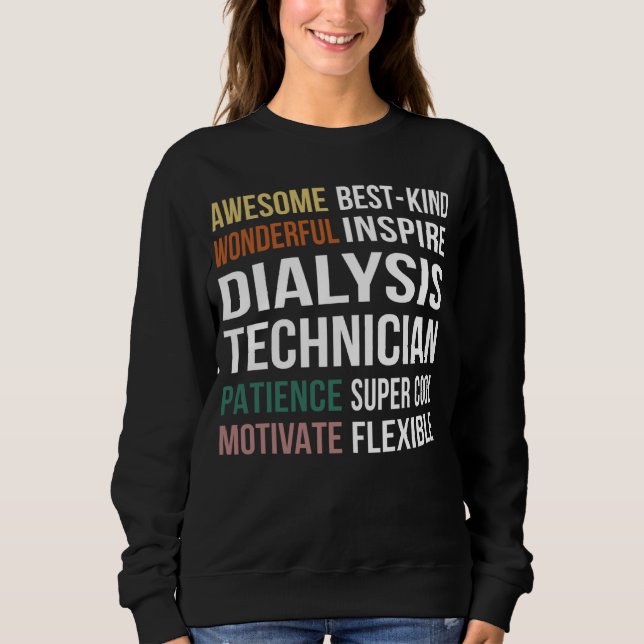 Moletom Dialysis Technician  Appreciation (Frente)