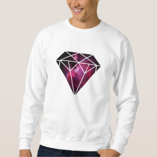 Moletom Diamante cor-de-rosa da galáxia