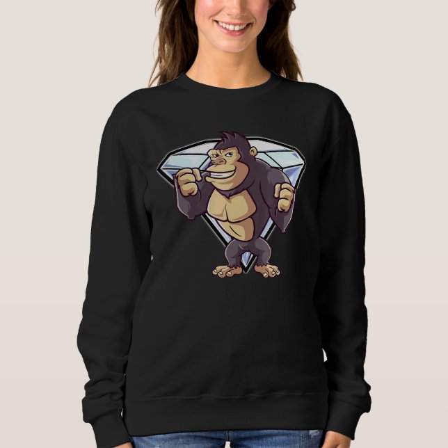 Moletom Diamond Hands Ape (Frente)