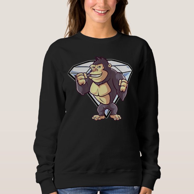 Moletom Diamond Hands Ape (Frente)