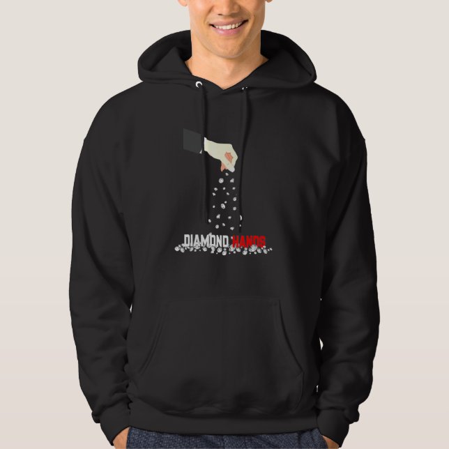 Moletom Diamond Hands Sprinkle Em Wall Street (Frente)