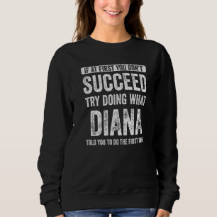 Moletom Diana, se no começo você não tiver sucesso, tente