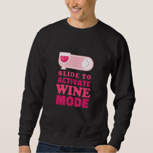 Moletom Diapositivo para ativar o Vinho do Modo Vinho Hora