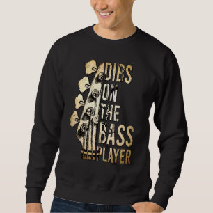 Moletom Dibs Sobre O Músico De Violão Jogador De Bass 2
