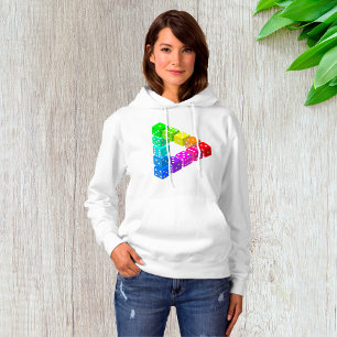 Moletom Dice Triangle Womens Hoodie