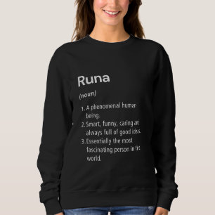 Moletom Dicionário Funny de Definição de Nome de Runa