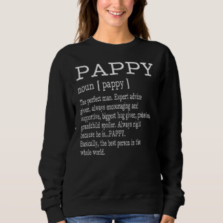 Moletom Dicionário Pappy Definition Pappy Para Homens Avô