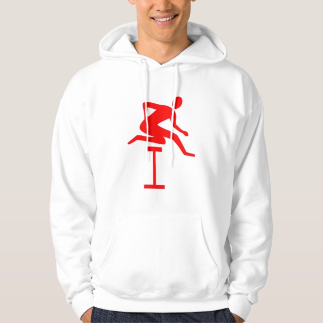 Moletom Dificuldade - Vermelho (Frente)