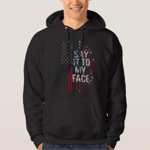 Moletom Diga Isso À Minha Campanha Face Kamala Harris 2024