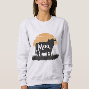 Moletom Diga Moo — Bonita Prata-Vaca