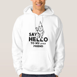 Moletom Diga Olá Ao Meu Amigo Garden Gnomo Engraçado