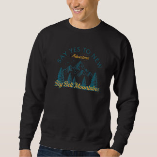 Moletom Diga Sim Para Novas Aventuras Grandes Montanhas De