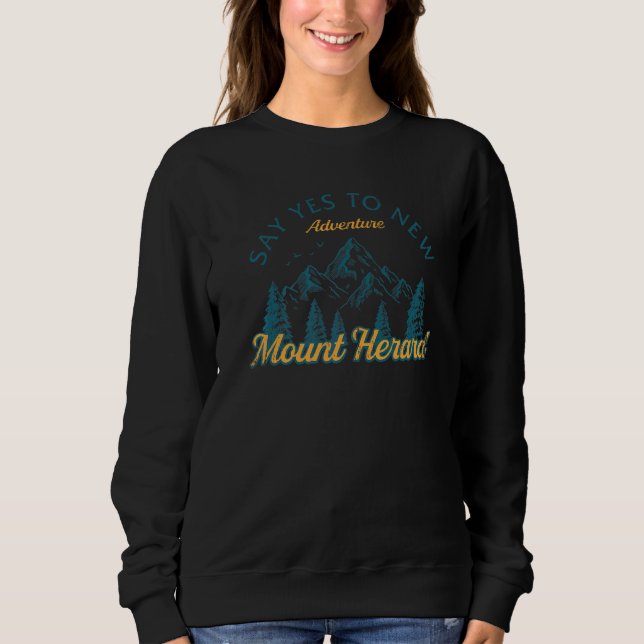 Moletom Diga Sim Para Novas Aventuras Monte Herard Caminha (Frente)