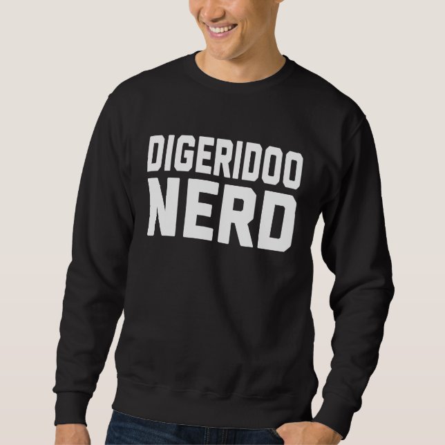 Moletom Digeridoo Nerd  Música  Para Aula De Música (Frente)