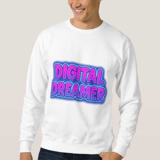Moletom Digital Dreamer Y2K Neon T-Shirt | Cybercore Stree (Frente)