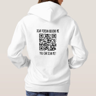 Moletom Digitalize-me o código QR para um impulso motivaci