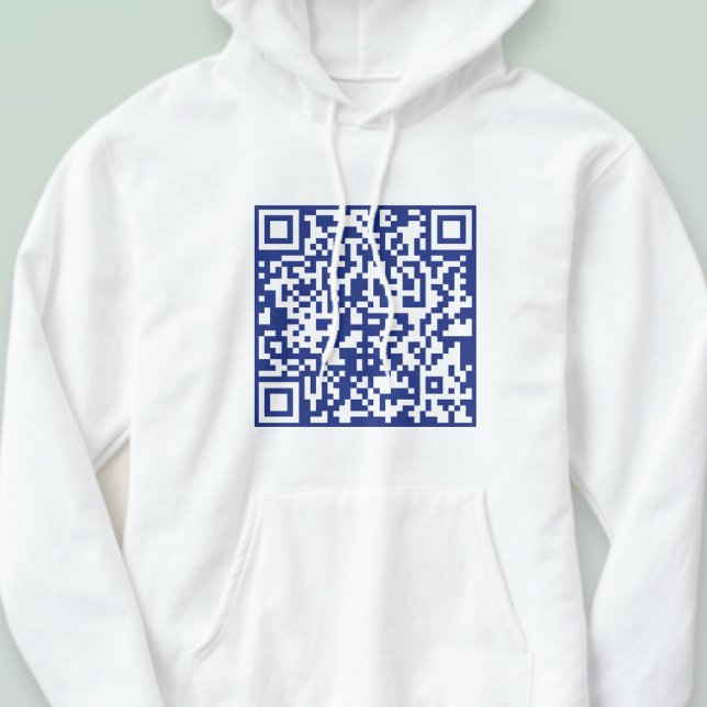 Moletom Digite URL Código QR Gerado Instantaneamente | Azu (Criador carregado)