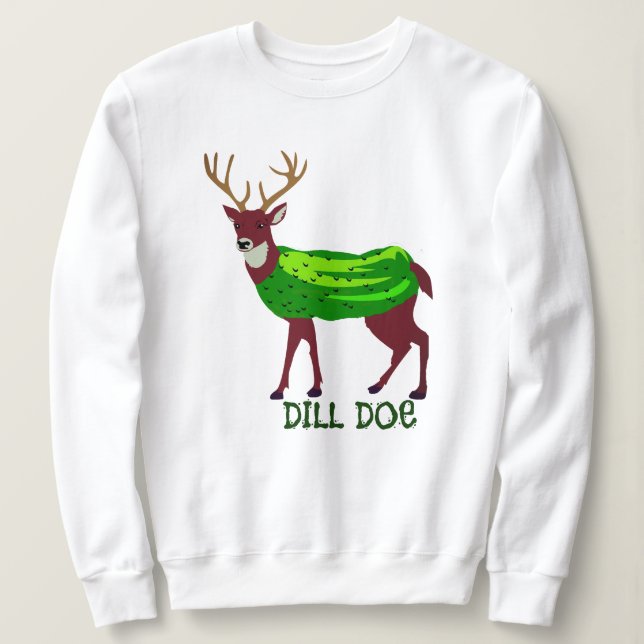 Moletom Dil Do Dill Doce Adulto Pun Humor Shirt LOL Engraç (Frente do Design)