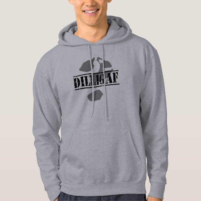 Moletom DILLIGAF? Olha como eu dou…. (Frente)