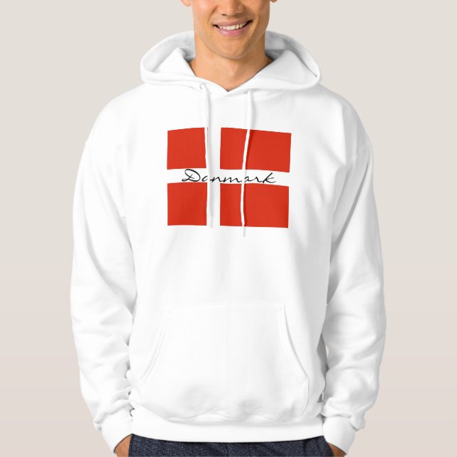Moletom Dinamarca com Dannebrog (Frente)