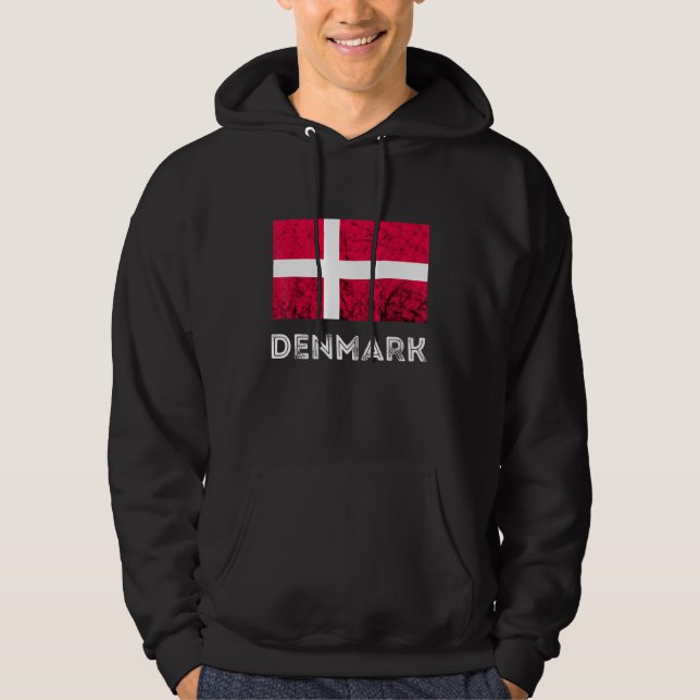 Moletom Dinamarca Dannebrog Danish Flag Dansk Roots Danish (Frente)