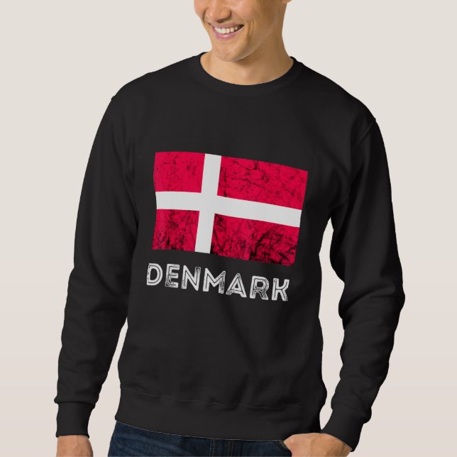 Moletom Dinamarca Dannebrog Danish Flag Dansk Roots Danish (Frente)