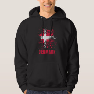 Moletom Dinamarca Retro Aquarelas Antigas Esporte Bandeira