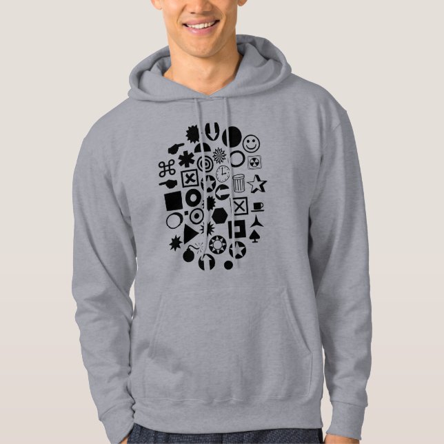 Moletom Dingbat Abstrato (Frente)