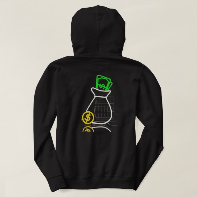 Moletom dinheiro na bolsa  (Verso do Design)