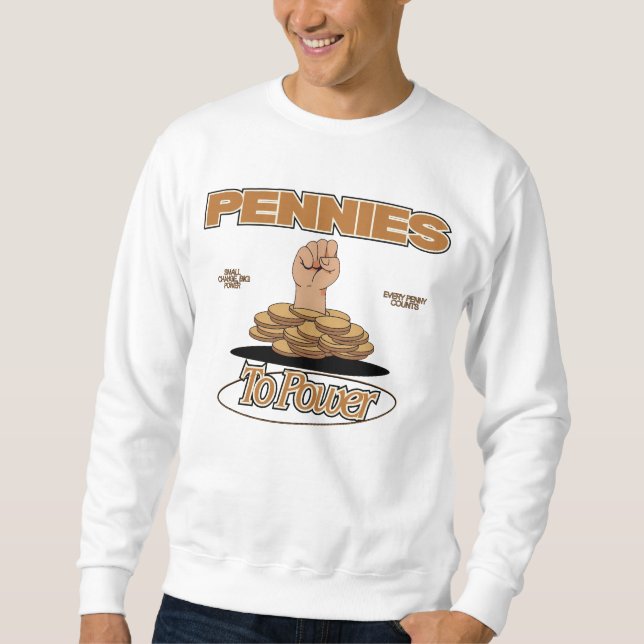 Moletom Dinheiro para o Power™ Fist Charge Urban Empowerme (Frente)