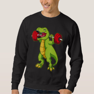 Moletom Dino Gym Workout Dinossaur Bodybuilding
