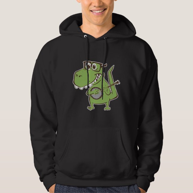 Moletom Dinosaur Banjo Music Animal S (Frente)