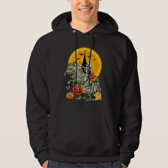 Moletom dinosaur skeleton halloween (Frente)