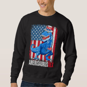 Moletom Dinossauro 4º De Julho Meninos Homens Amerisauro R