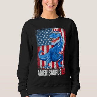 Moletom Dinossauro 4º De Julho Meninos Homens Amerisauro R
