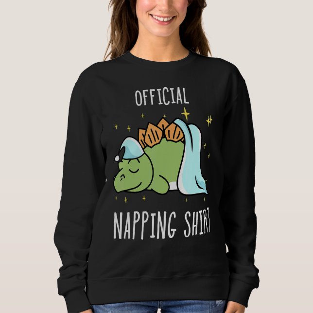 Moletom Dinossauro Dormindo Pijama Sonolento (Frente)