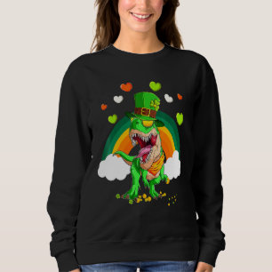 Moletom Dinossauro Feliz Rua Pat Trex Day Dino St Patricks