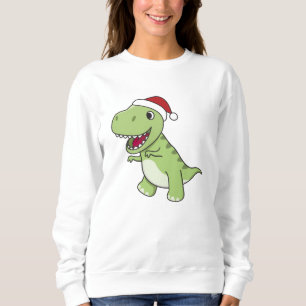 Moletom Dinossauro Natal Neve Inverno T-Rex Dino
