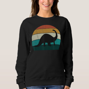 Moletom Dinossauro Retro Engraçado - Amantes do Brachiosau