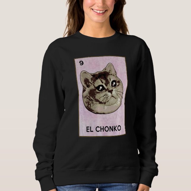 Moletom Dios Mio Oh Lord Chonk El Chonko Mexican Cat Meme  (Frente)