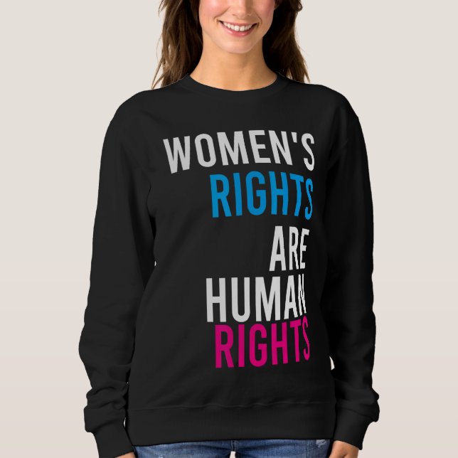 Moletom Direitos das mulheres são direitos humanos (Frente)