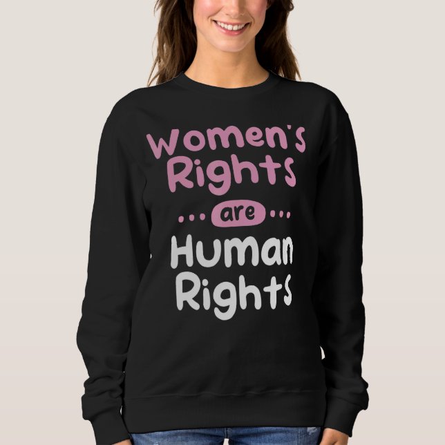 Moletom Direitos feministas são direitos humanos (Frente)